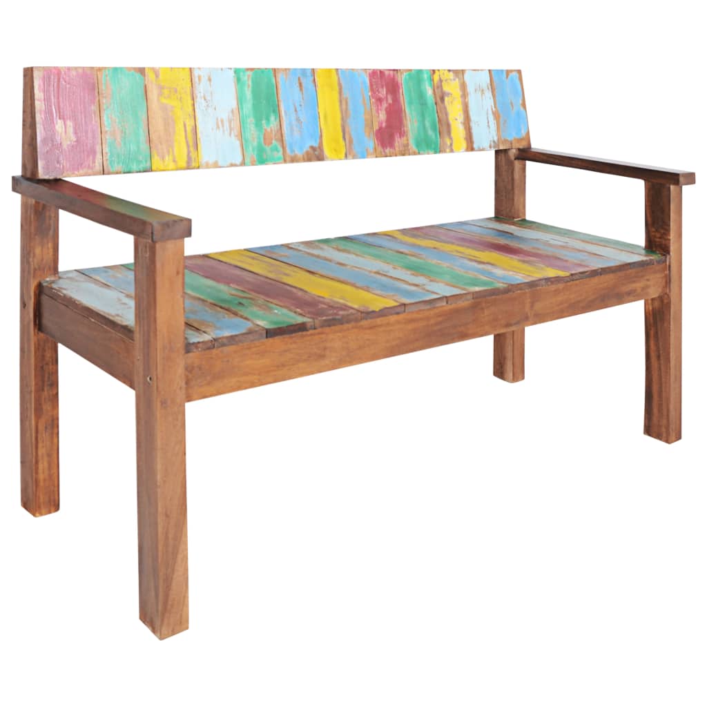 vidaXL Bench 45.3" Solid Reclaimed Wood