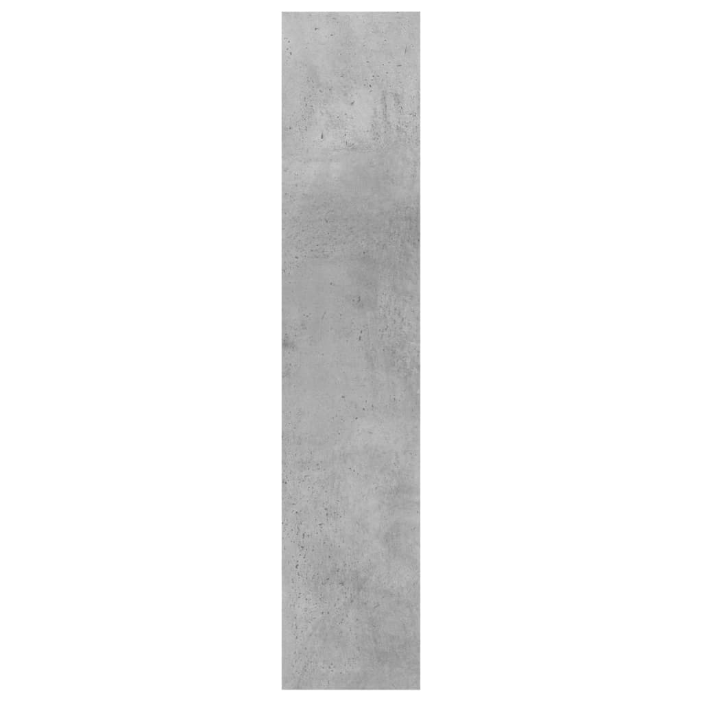 vidaXL Wall Shelf Concrete Gray 35.4"x6.3"x30.7" Chipboard