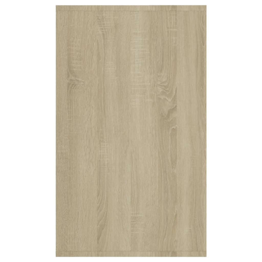 vidaXL Sideboard with 3 Drawers Sonoma Oak 47.2"x16.1"x29.5" Engineered Wood