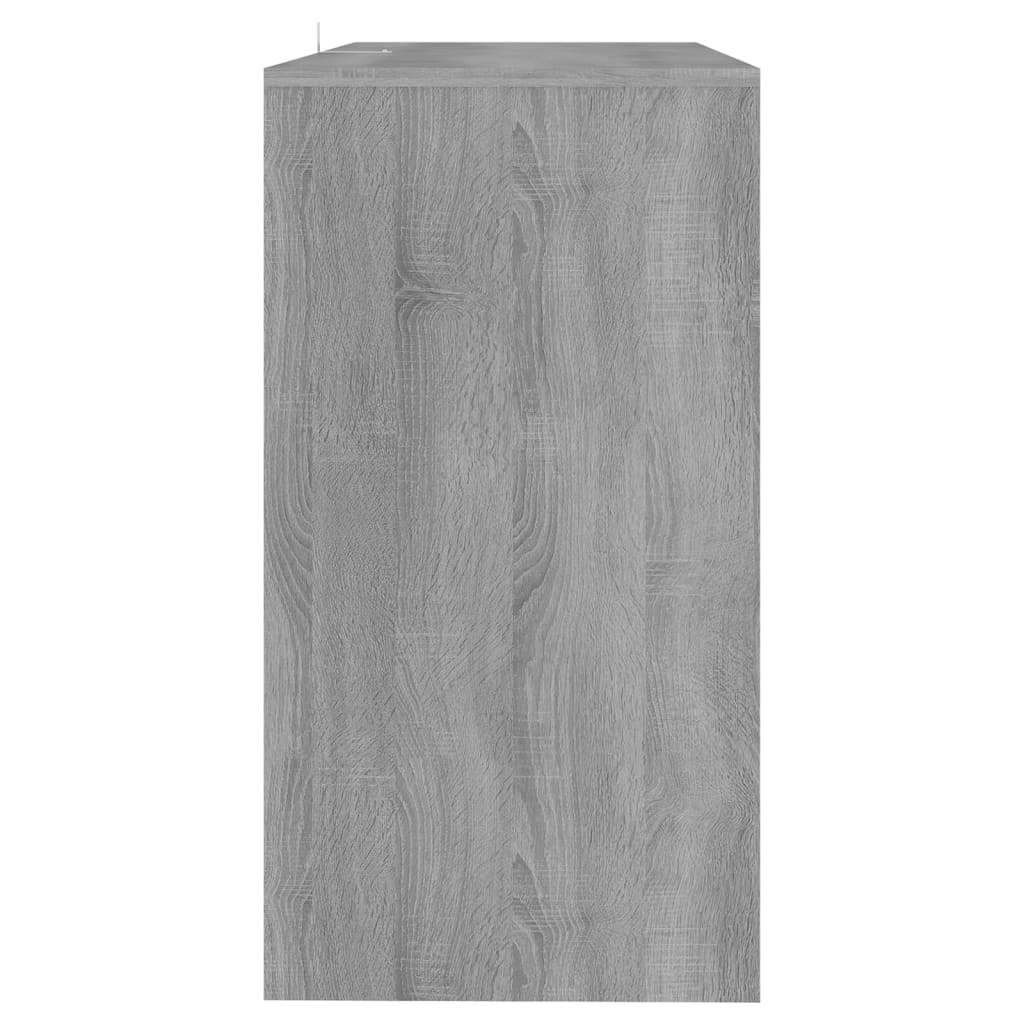 vidaXL Console Table Gray Sonoma 35"x16.1"x30.1" Engineered Wood
