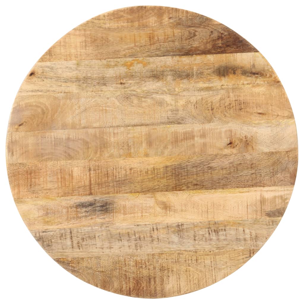 vidaXL Bistro Table Round Ø27.6"x29.5" Rough Mango Wood
