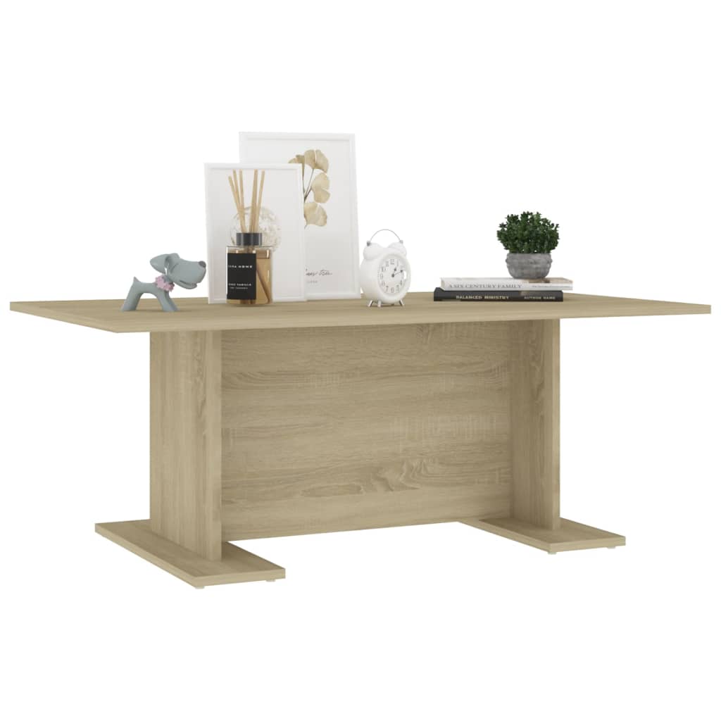 vidaXL Coffee Table Sonoma Oak 40.7"x23.6"x15.7" Engineered Wood