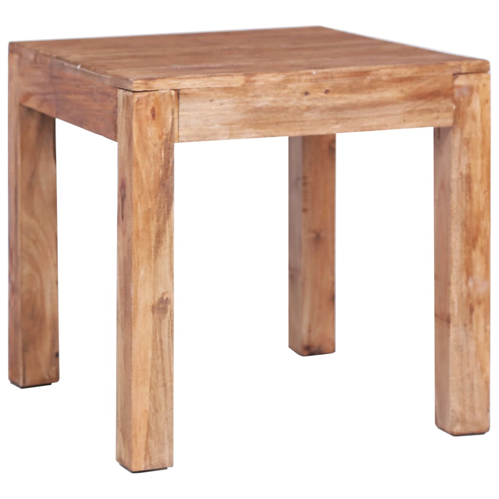 vidaXL Coffee Table 20.9"x19.7"x19.7" Solid Reclaimed Wood