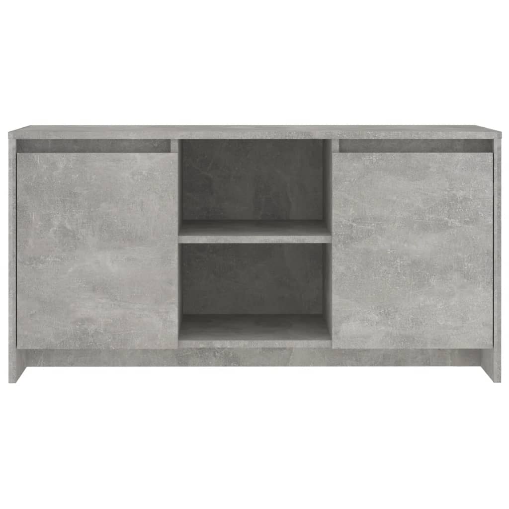 vidaXL TV Cabinet Concrete Gray 40.2"x14.8"x20.7" Engineered Wood