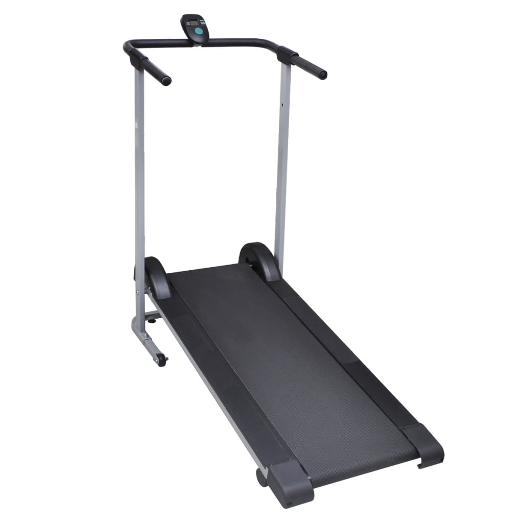 Folding Manual Treadmill Running Machine Cardio Fitness