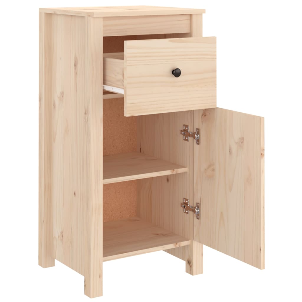 vidaXL Sideboard 15.7"x13.8"x31.5" Solid Wood Pine