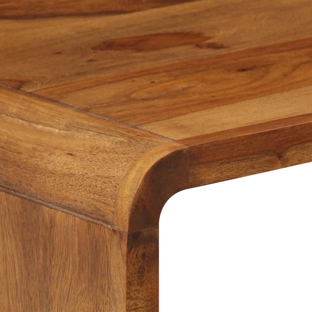 vidaXL Coffee Table Solid Sheesham Wood 37.4"x15.7"x17.7"