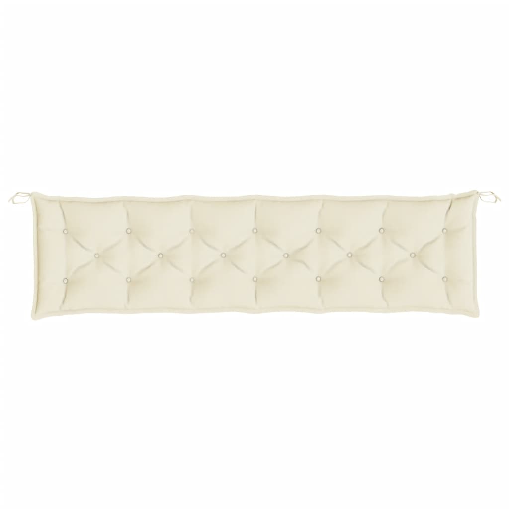 vidaXL Cushion for Swing Chair Cream White 78.7" Fabric
