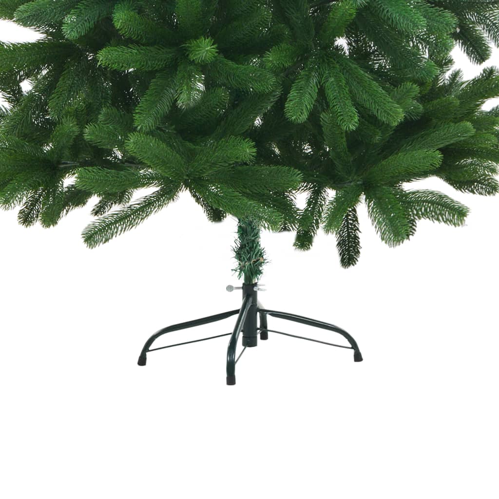 vidaXL Artificial Pre-lit Christmas Tree with Ball Set 59.1" Green