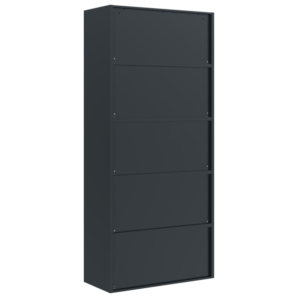 vidaXL File Cabinet Anthracite 35.4"x15.7"x78.7" Steel