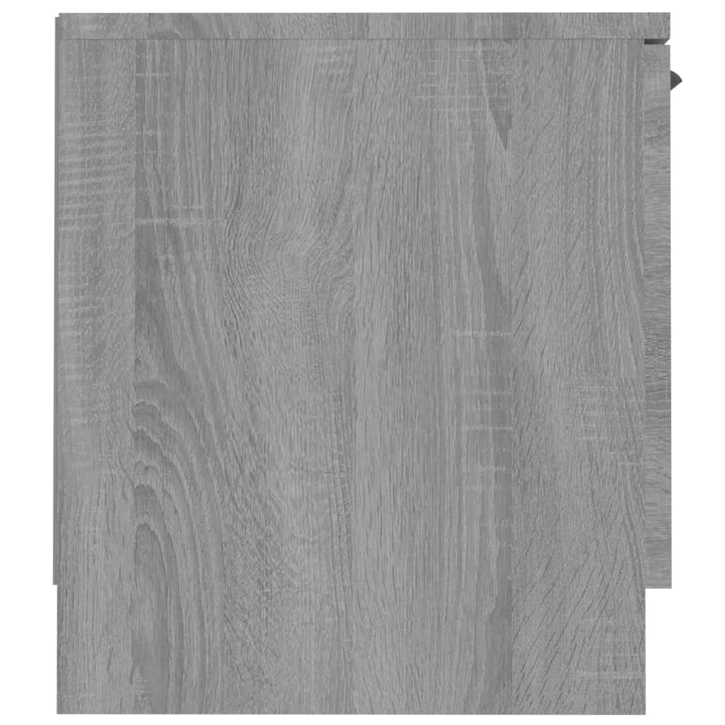 vidaXL TV Stand Gray Sonoma 55.1"x13.8"x15.7" Engineered Wood