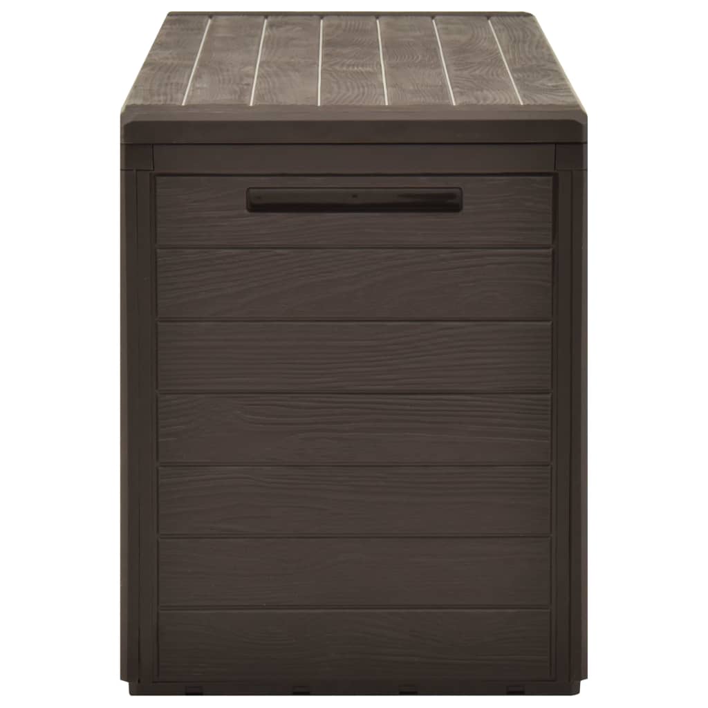 vidaXL Patio Storage Box Brown 45.7"x17.3"x21.7"