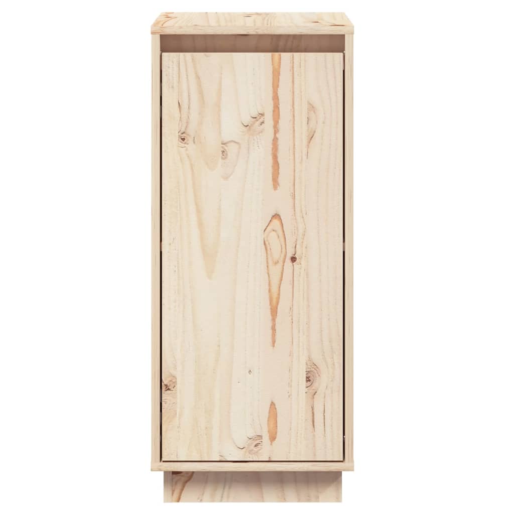 vidaXL Sideboards 2 pcs 12.4"x13.4"x29.5" Solid Wood Pine