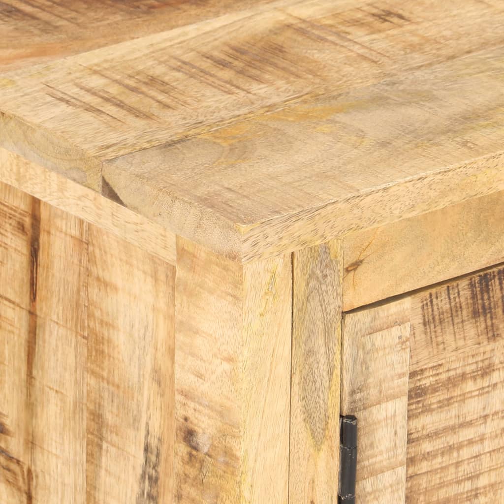 vidaXL Sideboard 47.2"x11.8"x29.9" Rough Mango Wood