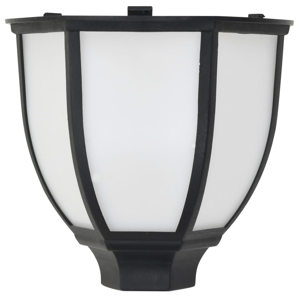 vidaXL Outdoor Solar Lamps 6 pcs LED Black