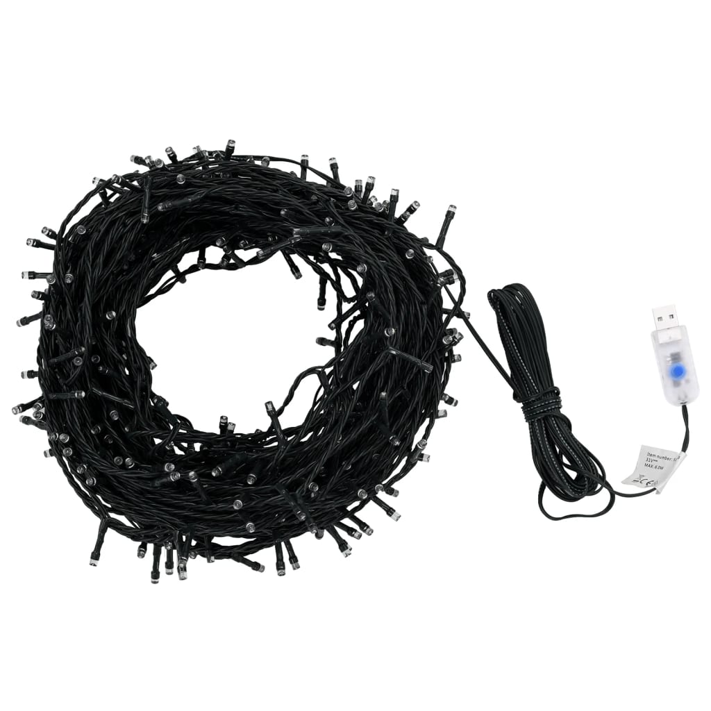 vidaXL Light String 400 LEDs Indoor and Outdoor 131.2' Cold White