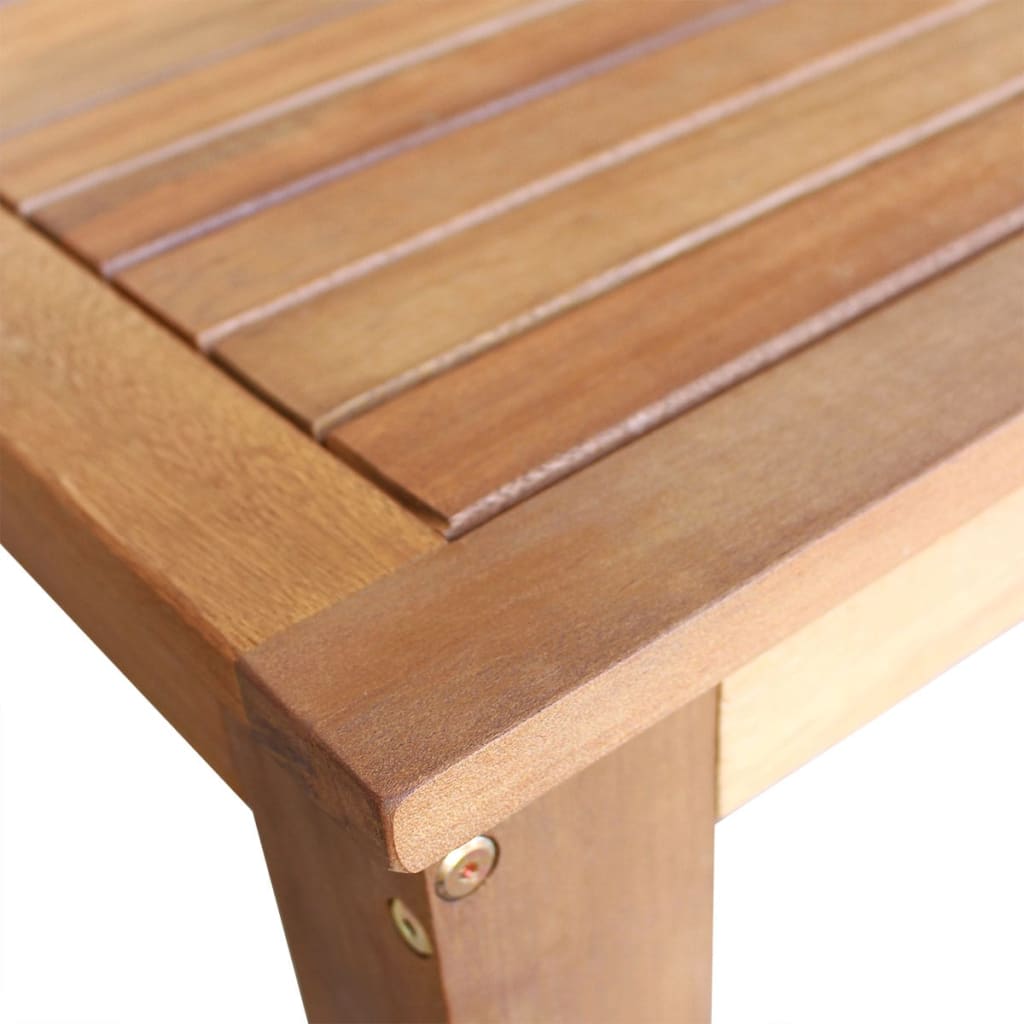 vidaXL Bar Table and Stool Set 3 Pieces Solid Acacia Wood