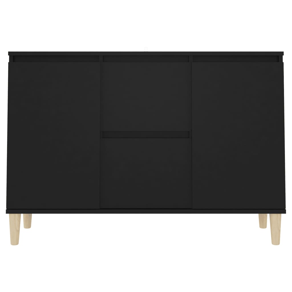 vidaXL Sideboard Black 40.7"x13.8"x27.6" Engineered Wood