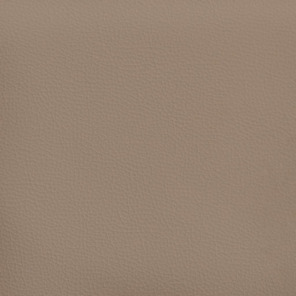 vidaXL 2-Seater Sofa Cappuccino 47.2" Faux Leather