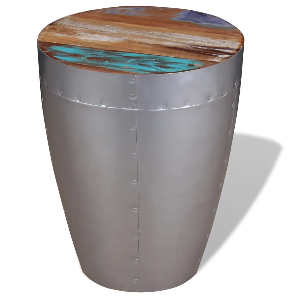 vidaXL Aviator Stool Solid Reclaimed Wood