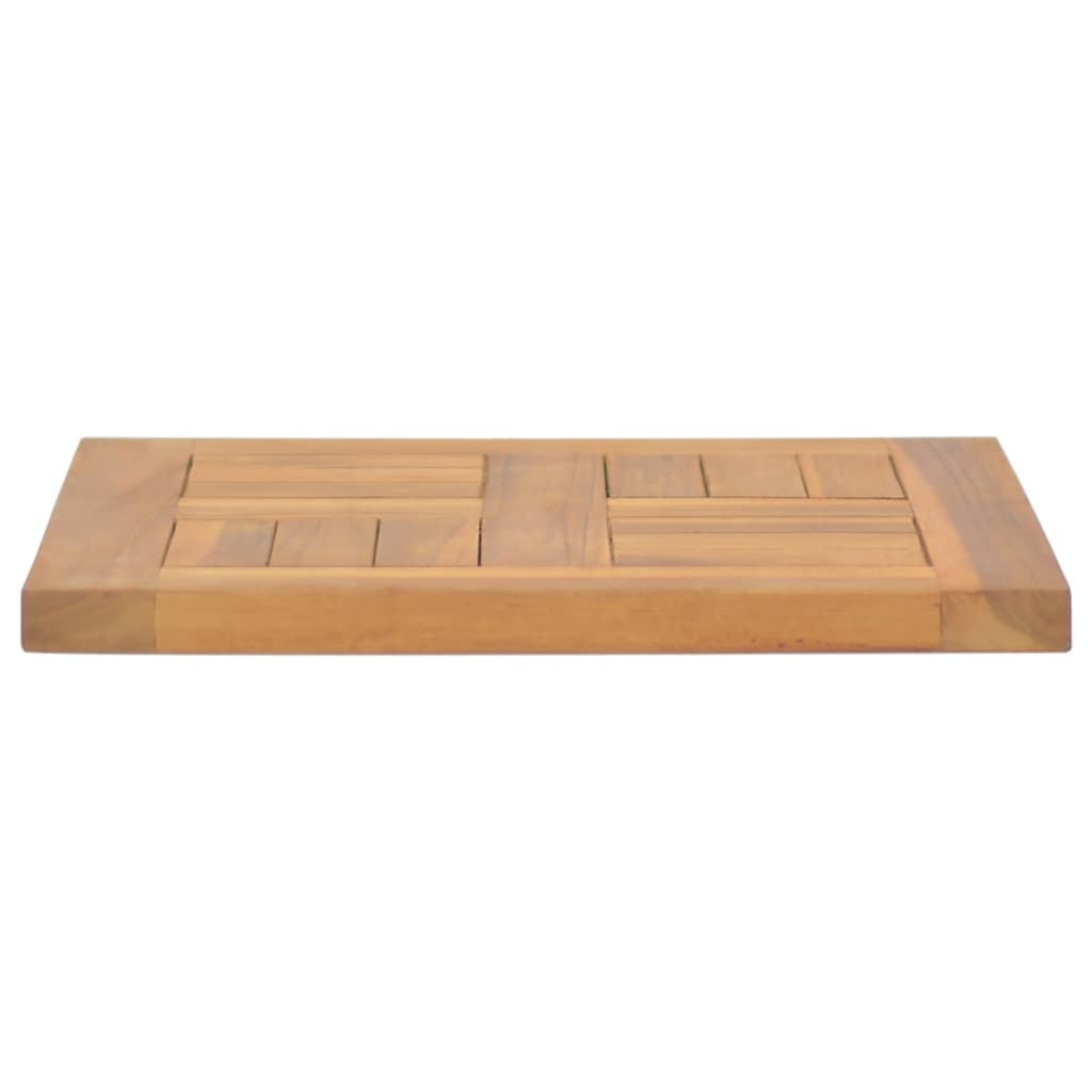 vidaXL Square Table Top 15.7"x15.7"x1" Solid Wood Teak