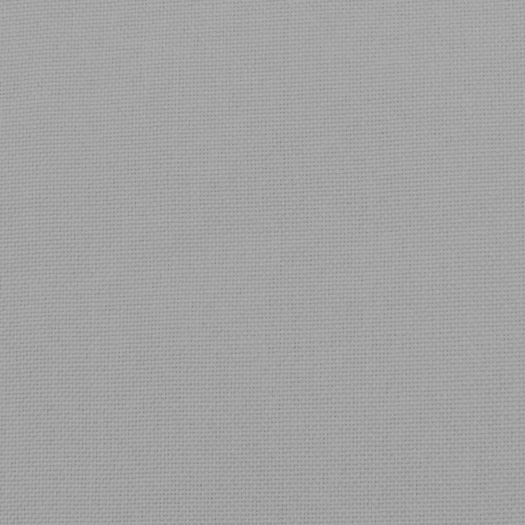 vidaXL Footstool Light Gray 20.1"x16.1"x15.7" Fabric
