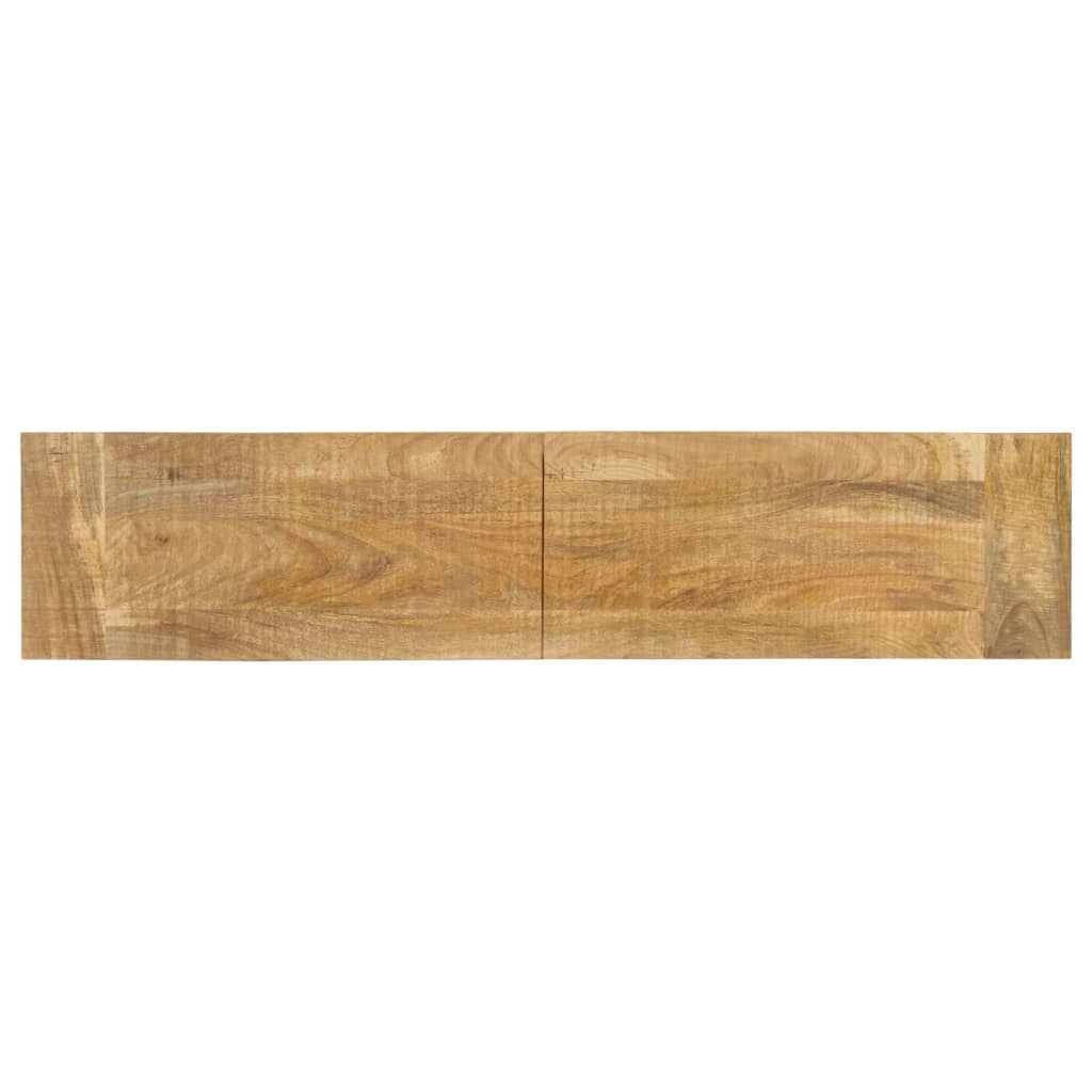 vidaXL Bench 63"x13.8"x17.7" Solid Wood Mango