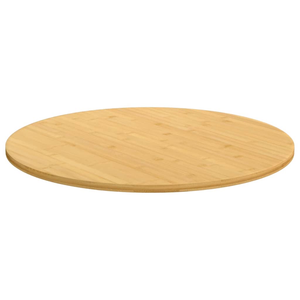 vidaXL Table Top Ø35.4"x0.6" Bamboo