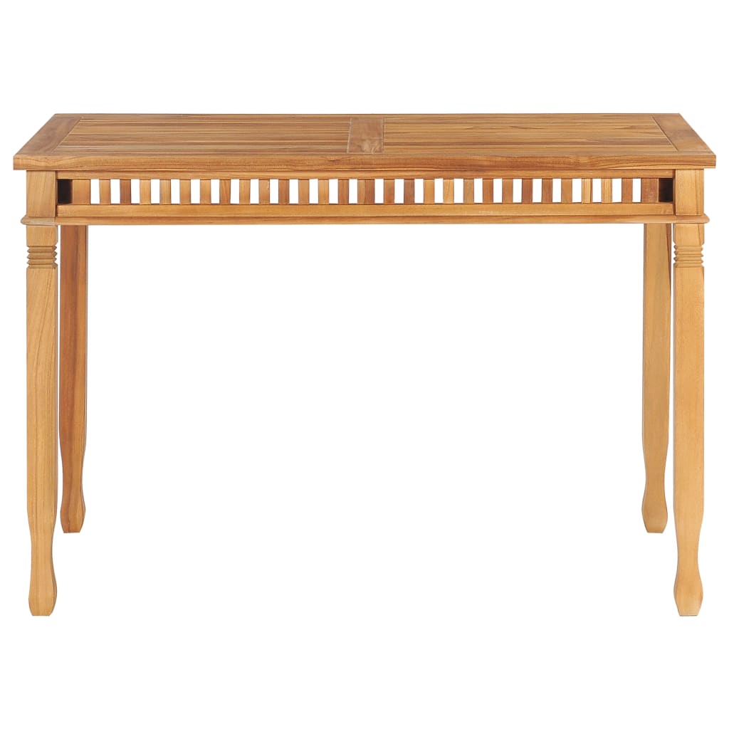vidaXL Patio Dining Table 47.2"x25.6"x31.5" Solid Teak Wood