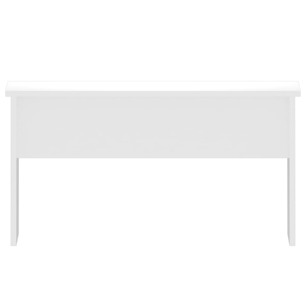 vidaXL Coffee Table High Gloss White 31.5"x19.9"x16.3" Engineered Wood