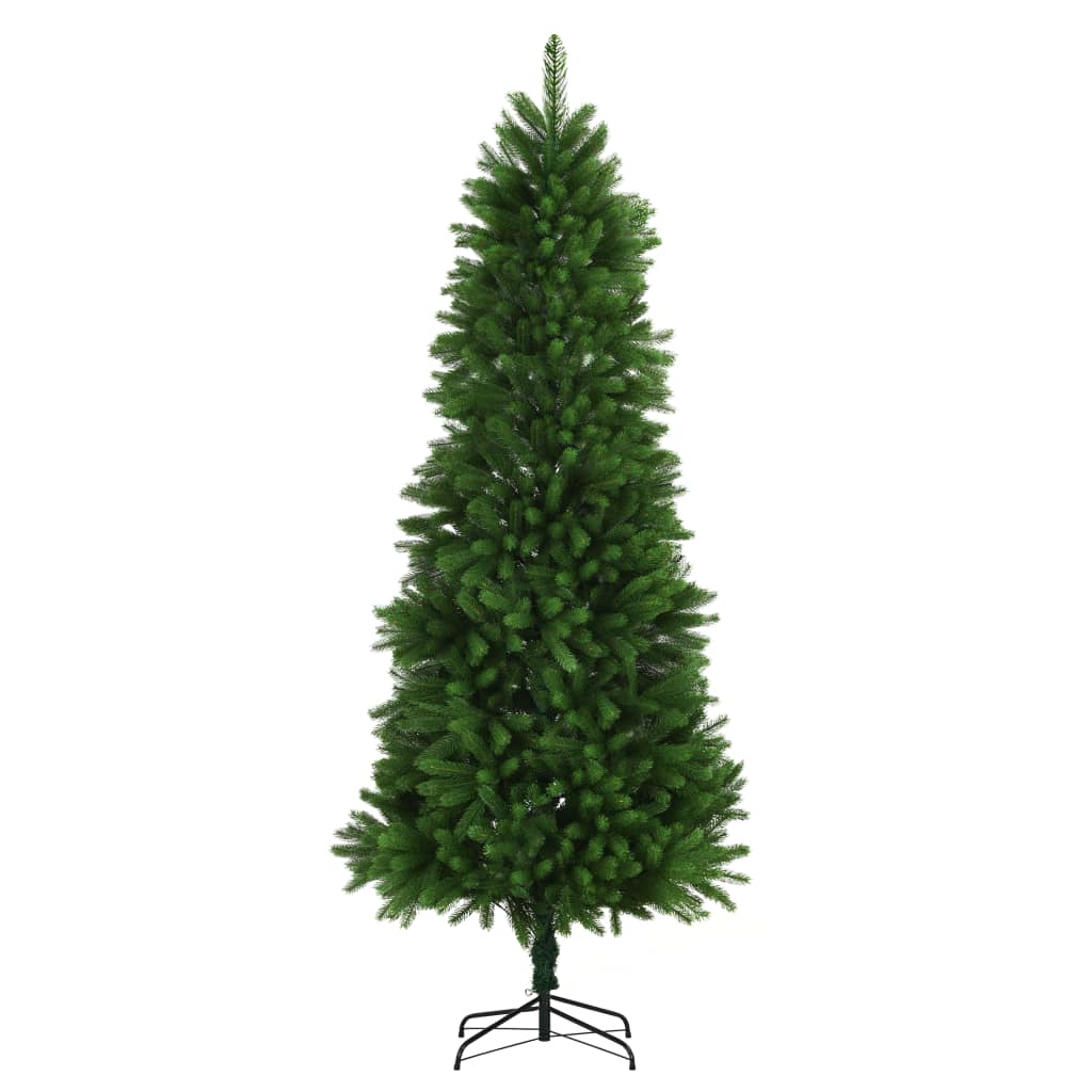 vidaXL Artificial Christmas Tree with LEDs 94.5" Green