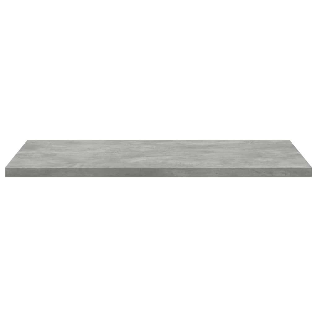 vidaXL Bookshelf Boards 8 pcs Concrete Gray 15.7"x19.7"x0.6" Chipboard