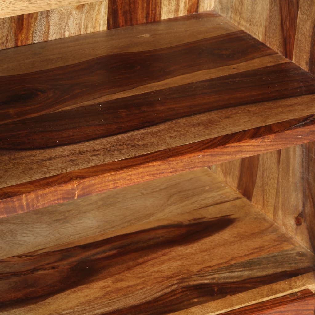 vidaXL Highboard 19.7"x11.8"x42.5" Solid Sheesham Wood