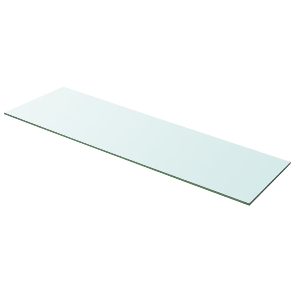 vidaXL Shelf Panel Glass Clear 39.4"x11.8"