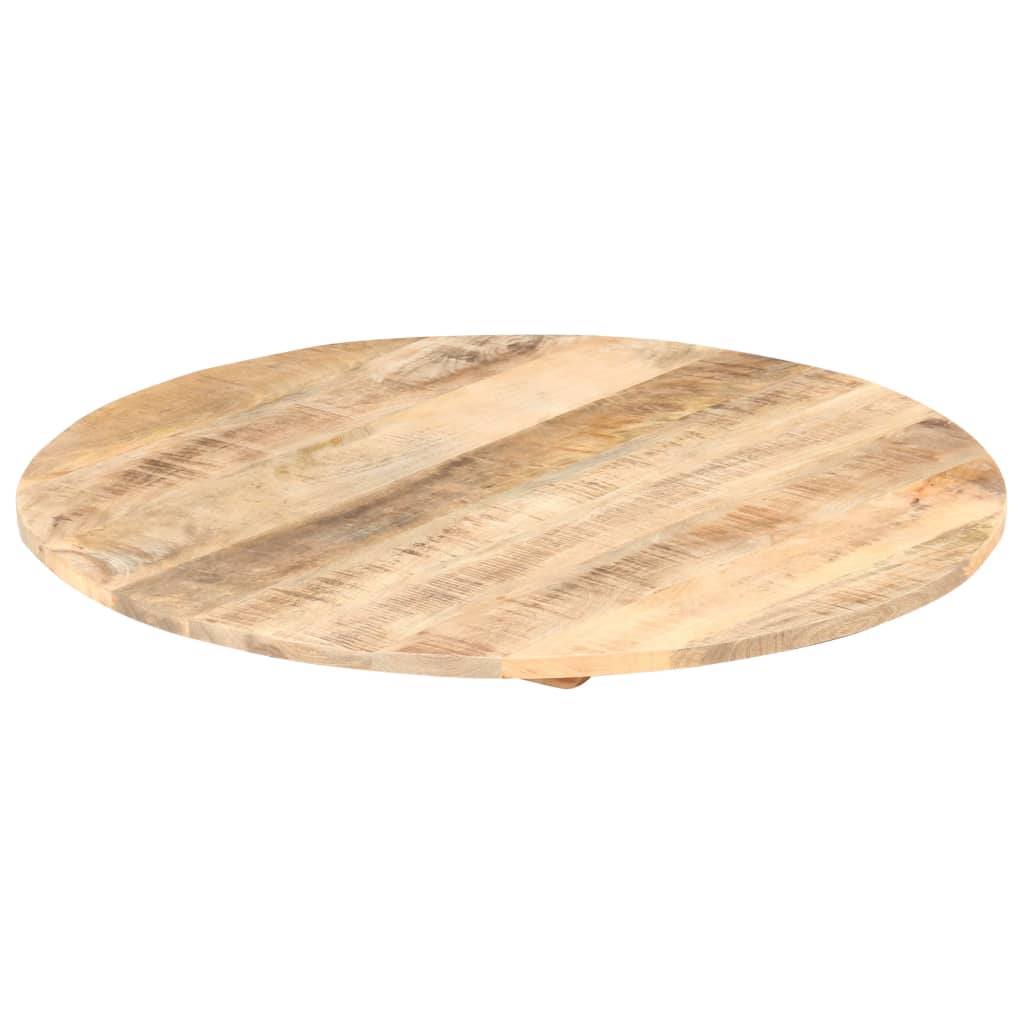 vidaXL Table Top Ø19.7"x(0.5"-0.6") Solid Mango Wood