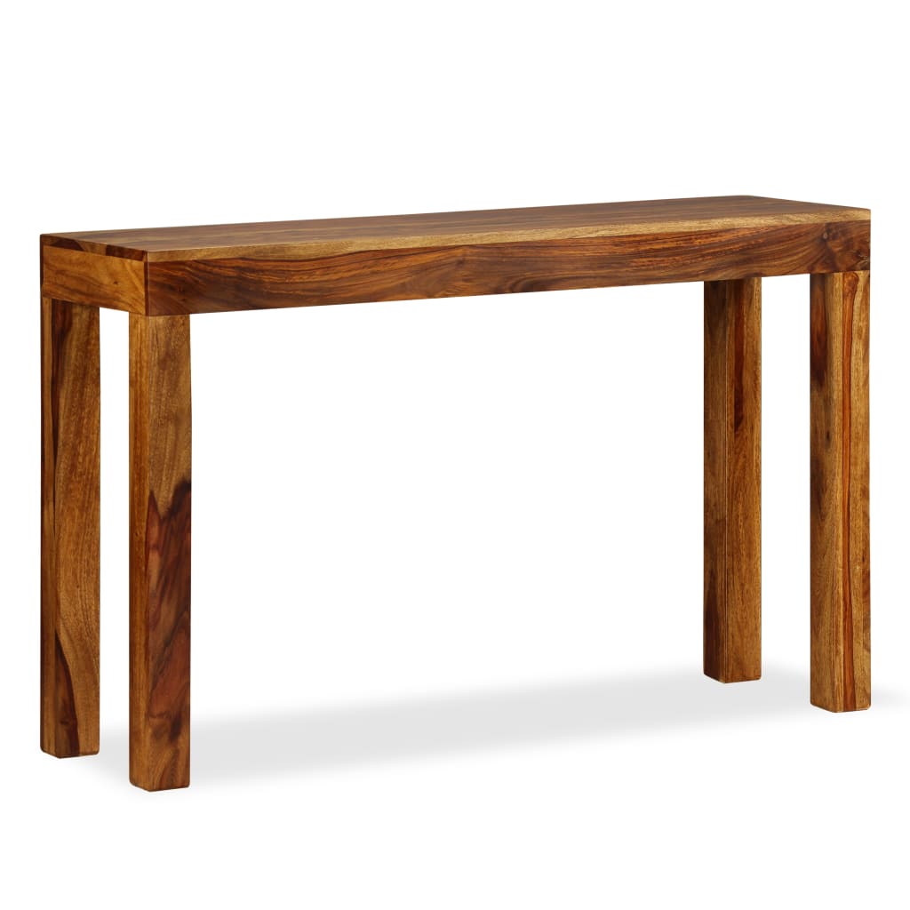 vidaXL Console Table Solid Sheesham Wood 47.2"x13.8"x29.5"