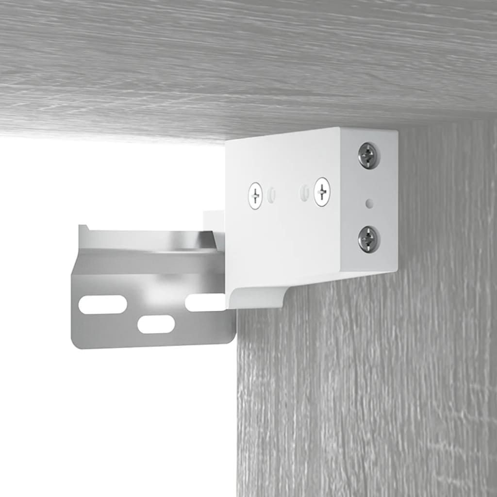 vidaXL Wall Cabinets 2 pcs Gray Sonoma 39.4"x14.4"x13.8" Engineered Wood