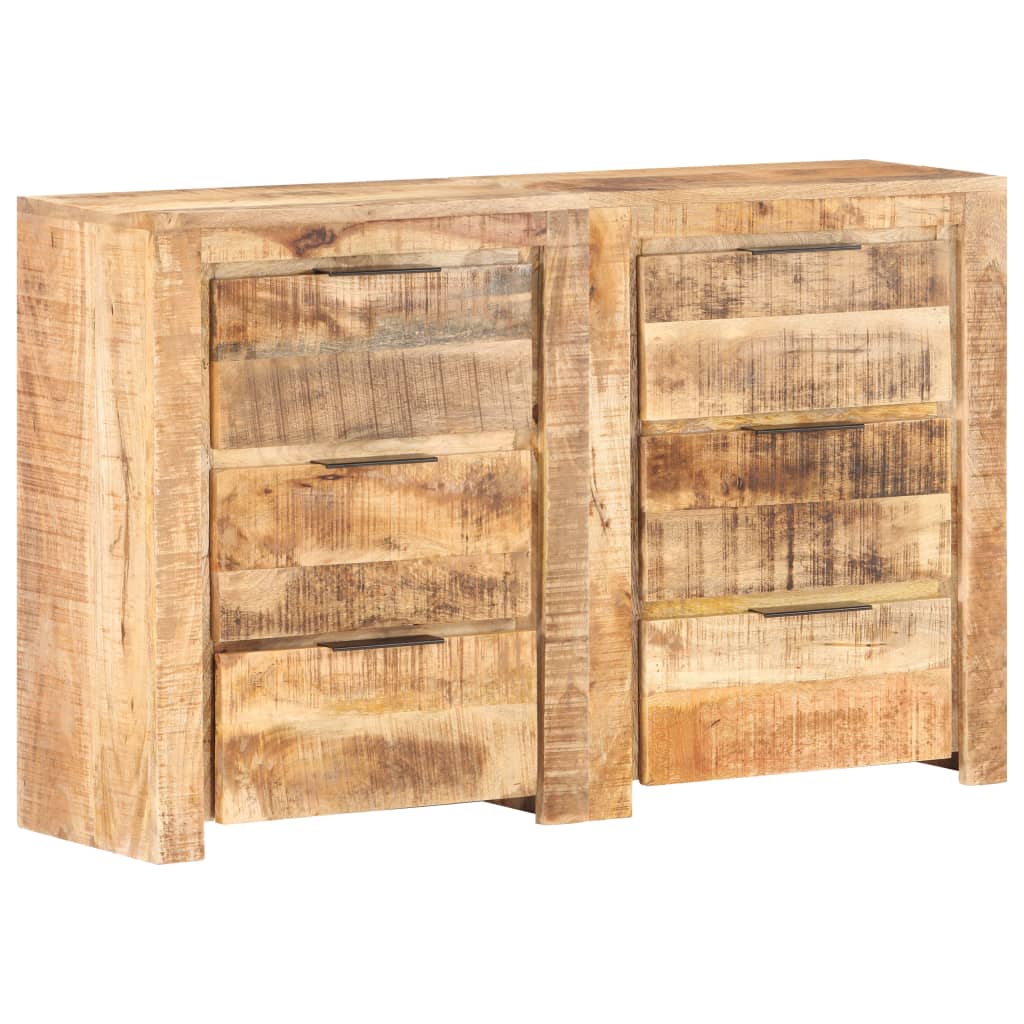 vidaXL Drawer Cabinet 46.5"x13"x29.5" Solid Mango Wood
