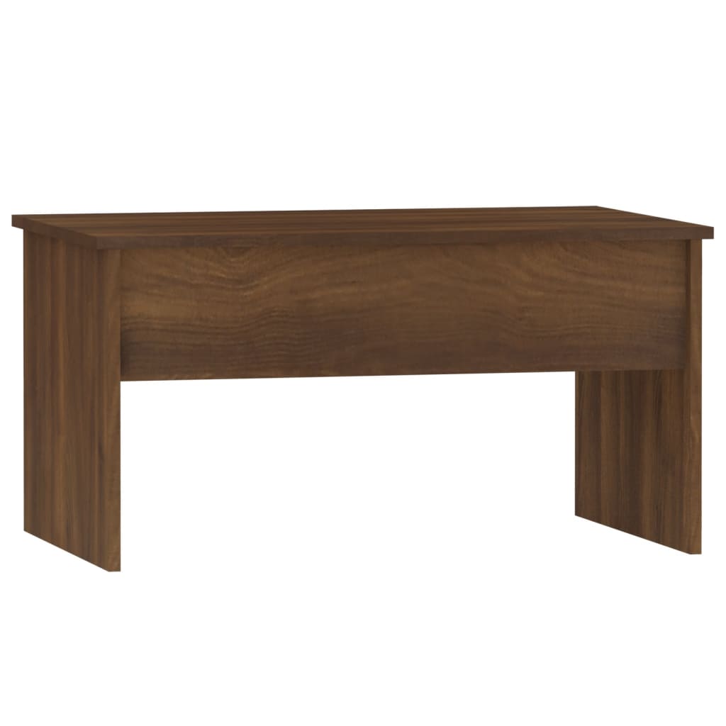vidaXL Coffee Table Brown Oak 31.5"x19.9"x16.3" Engineered Wood