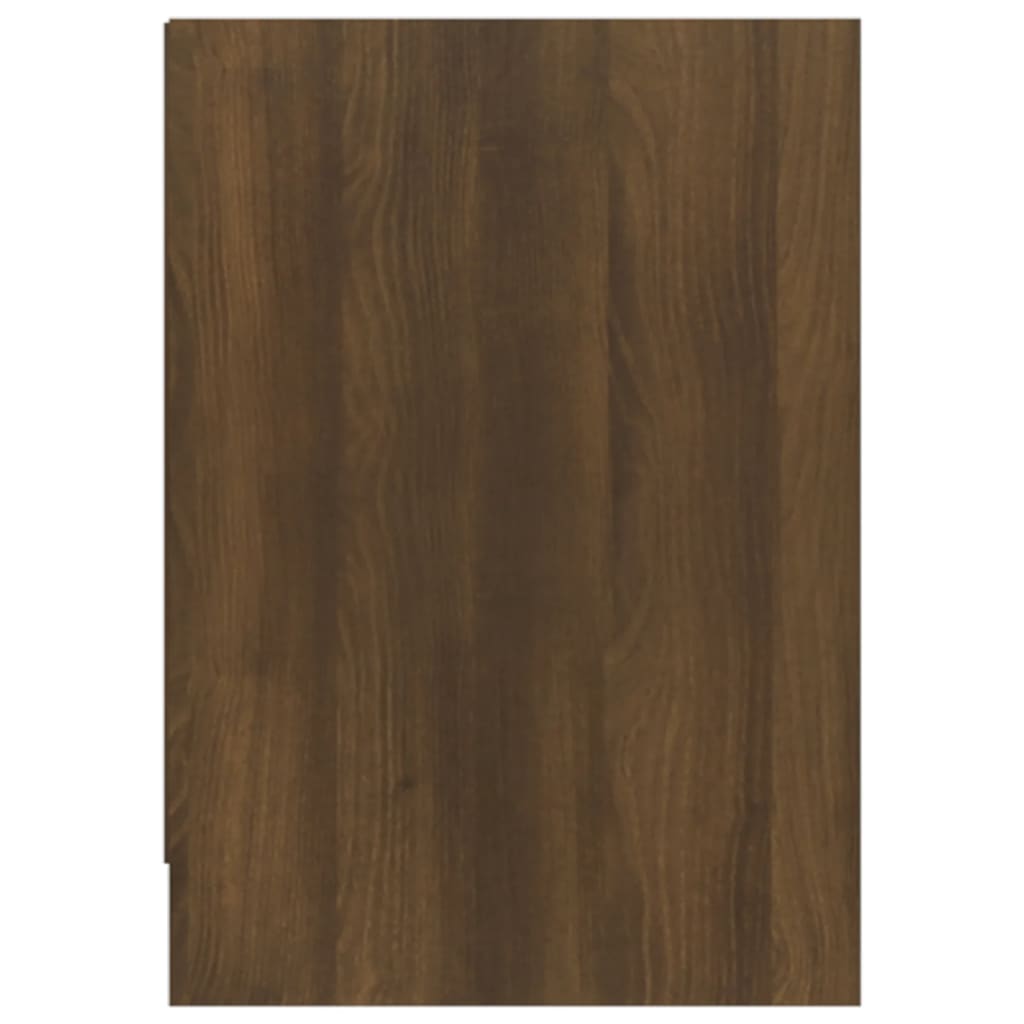 vidaXL TV Stand Brown Oak 57.7"x13.8"x19.7" Engineered Wood