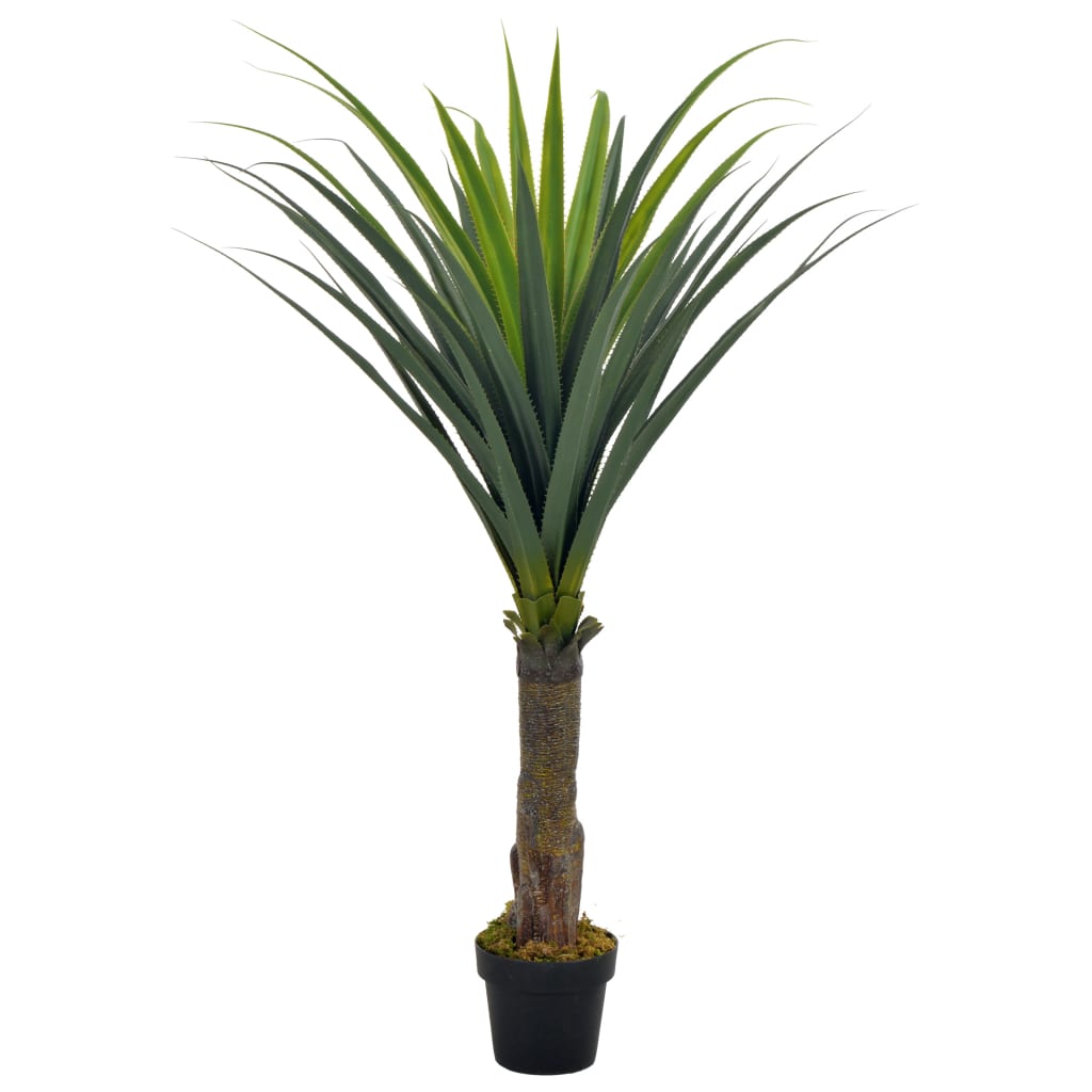 vidaXL Artificial Plant Yucca Tree with Pot Green 57.1"