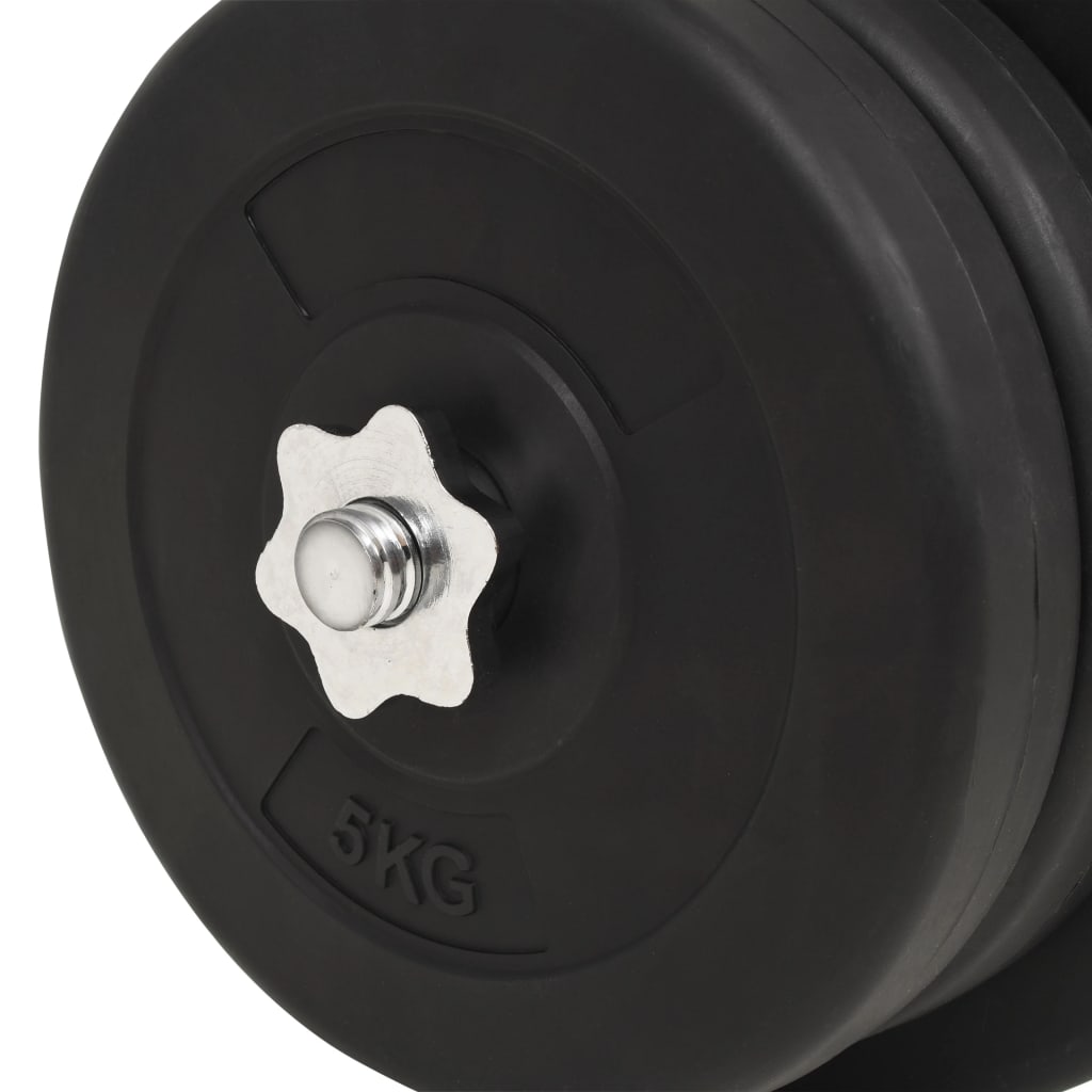 vidaXL Barbell and Dumbbell Set 132.3 lb