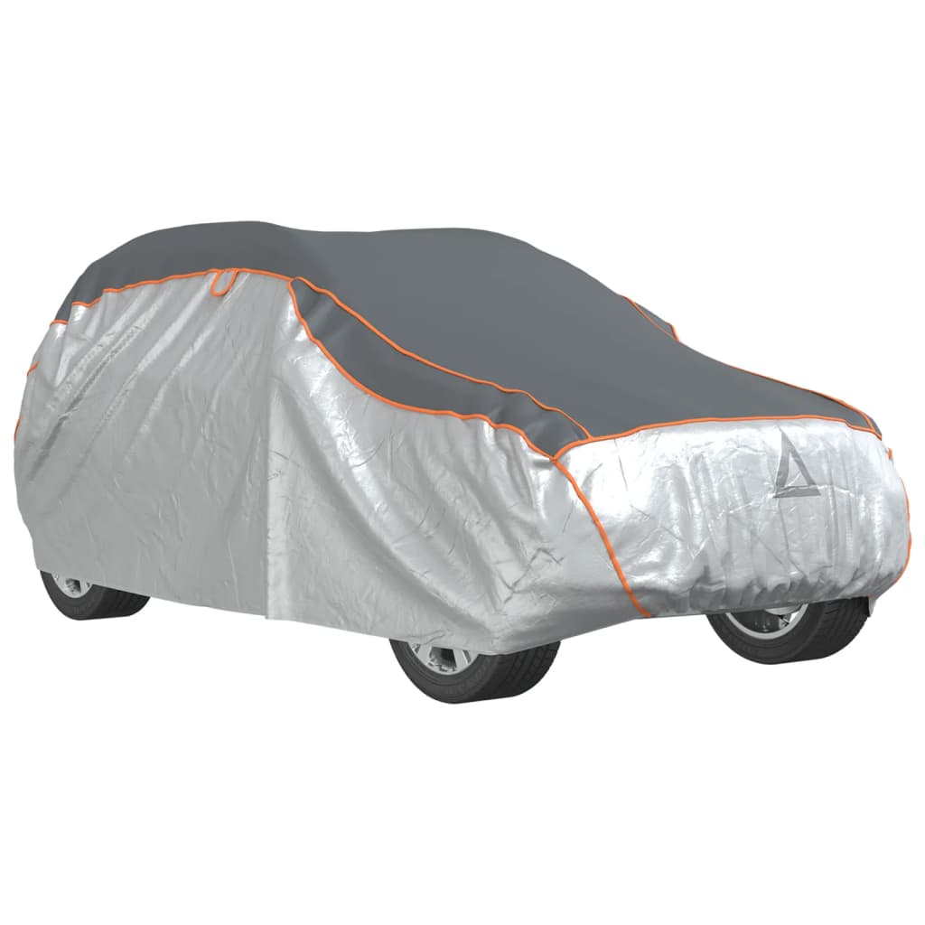 Half Car Cover For SUV, Waterproof Dustproof UV Resistant Windproof Windshield Snow Cover Winter Summer Protector Weather Protection Silver 132 X66