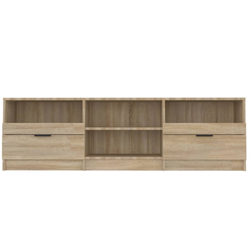 vidaXL TV Stand Sonoma Oak 59.1"x13.2"x17.7" Engineered Wood