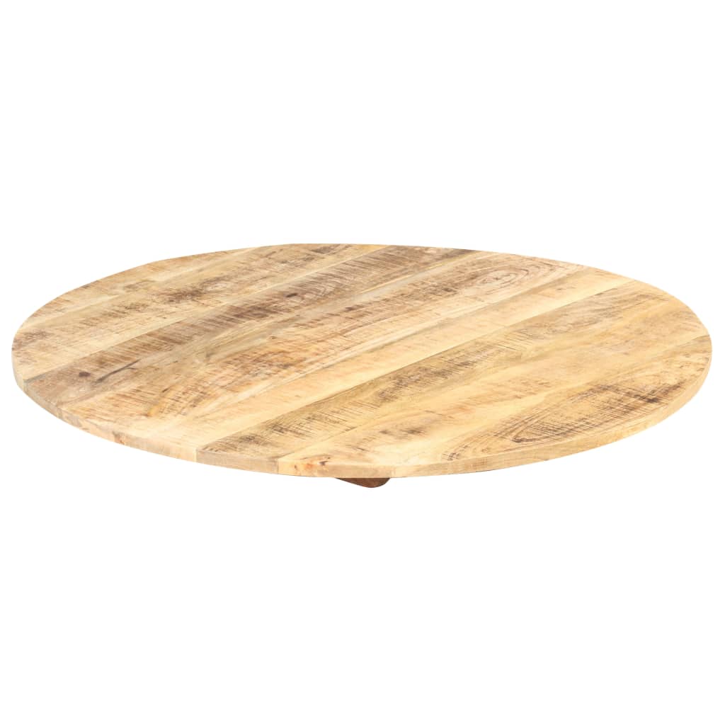 vidaXL Table Top Ø31.5"x(0.59"-0.63") Solid Mango Wood