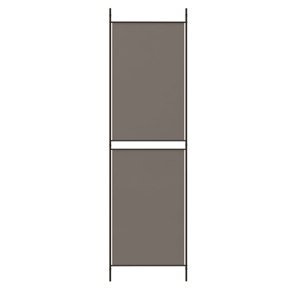 vidaXL 3-Panel Room Divider Anthracite 59.1"x78.7" Fabric