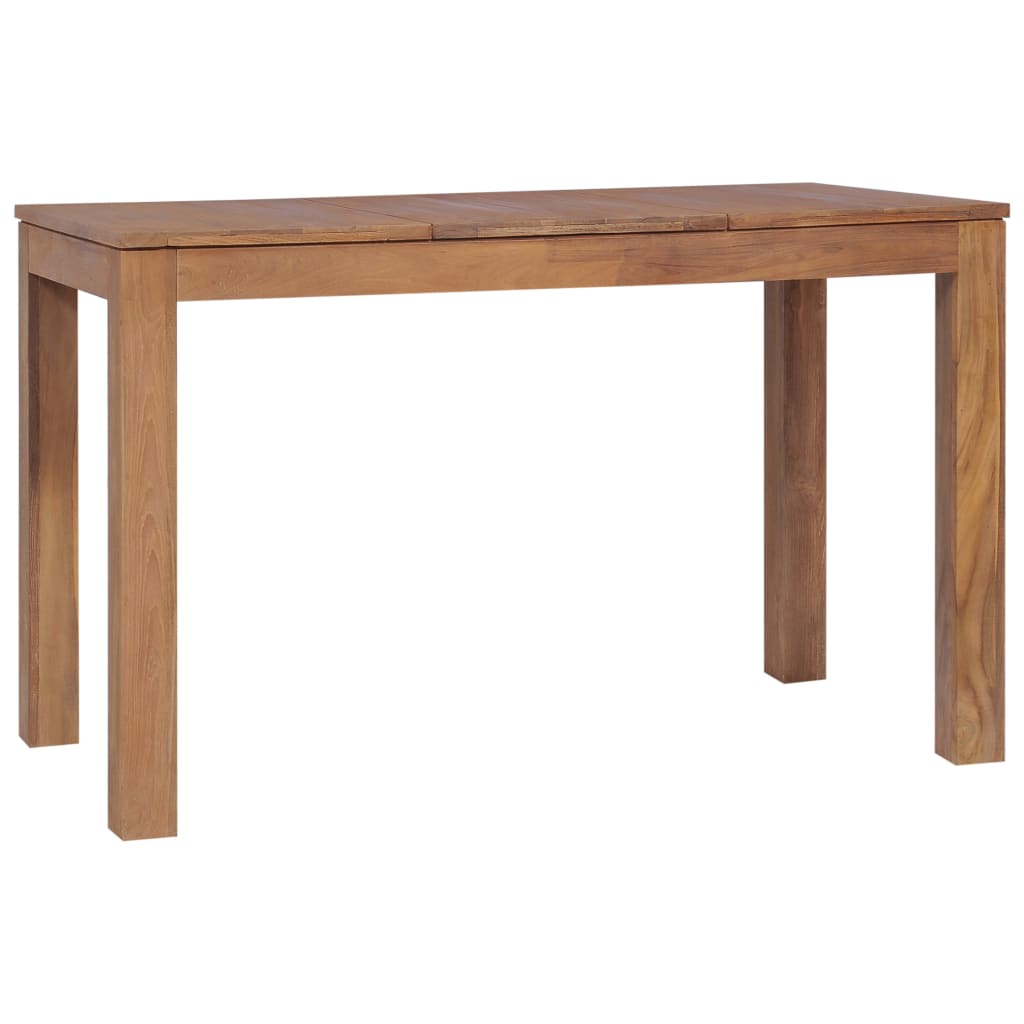 vidaXL Dining Table Solid Teak Wood with Natural Finish 47.2"x23.6"x29.9"