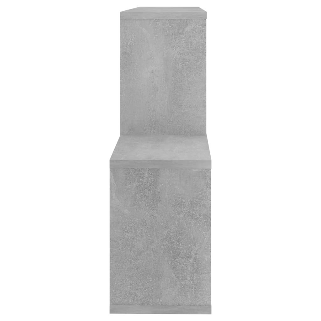 vidaXL Wall Shelf Concrete Gray 39.4"x7.1"x20.9" Engineered Wood