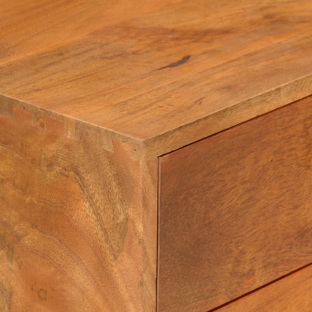 vidaXL Sideboard 33.5"x15.7"x27.6" Solid Mango Wood