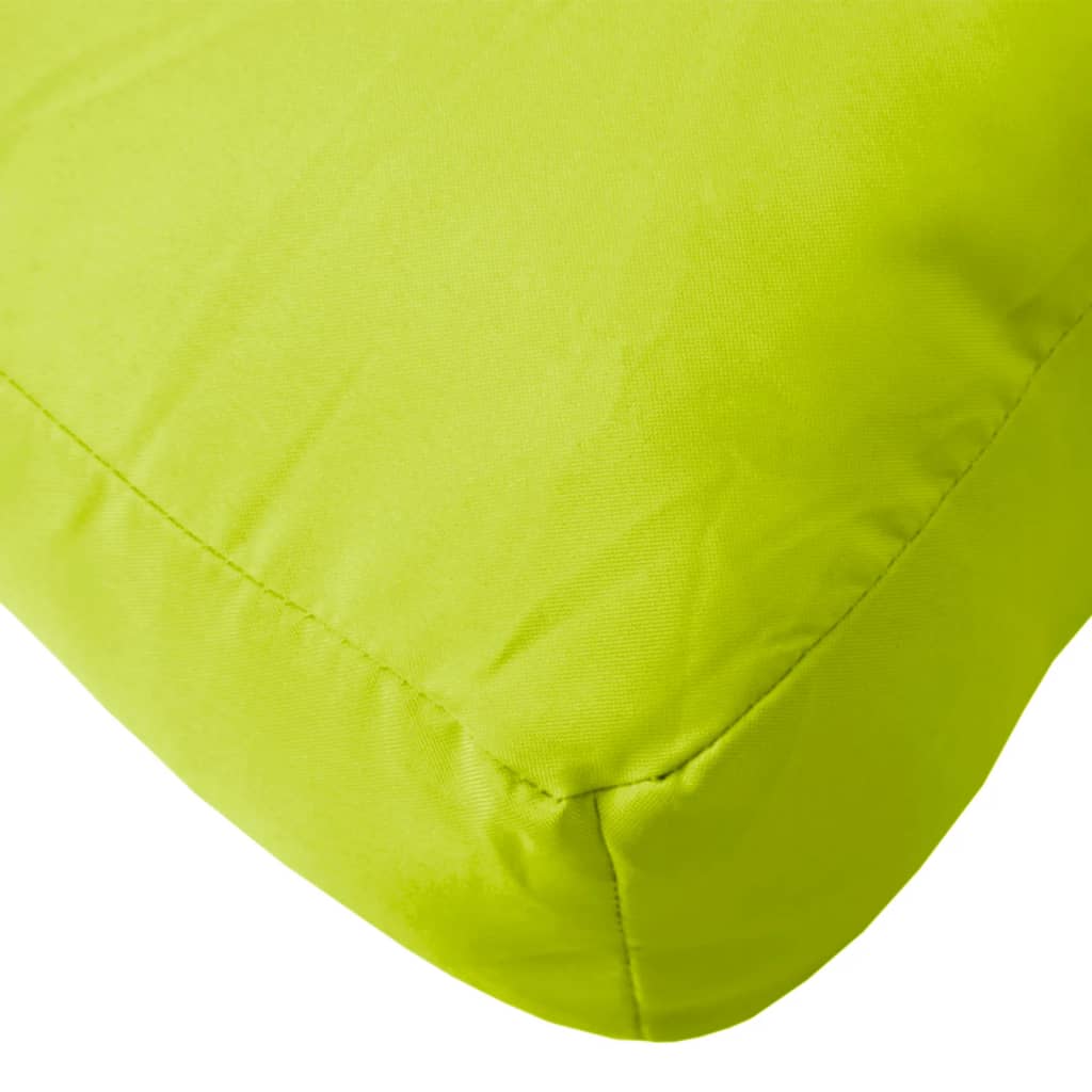 vidaXL Pallet Cushion Bright Green Oxford Fabric